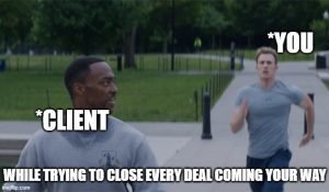 never chase after clients | B2B Sales Techniques