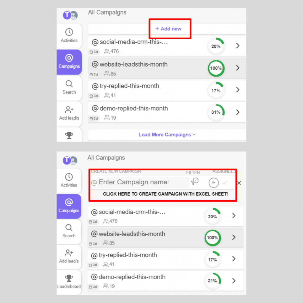 How to setup campaigns in TeleCRM |  calling campaigns