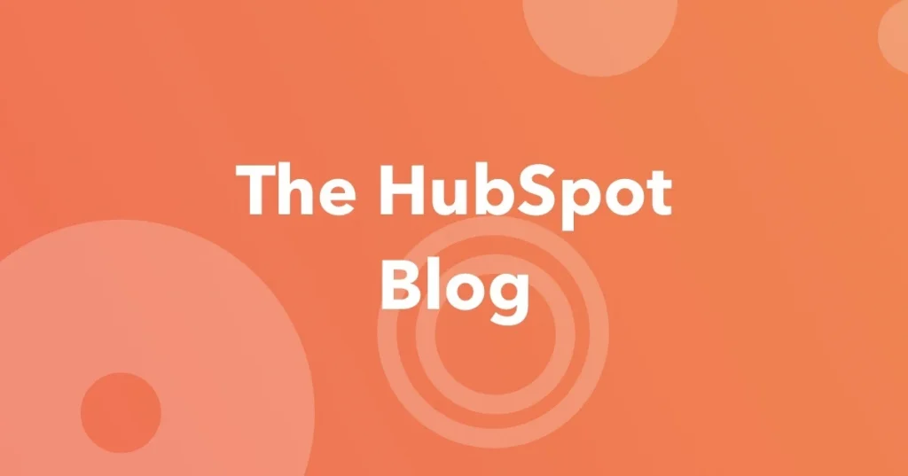 Hubspot Sales Blog