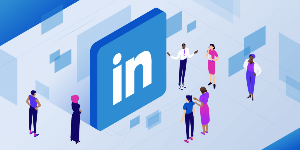 See LinkedIn timeline to see recent history for customer profile analysis
