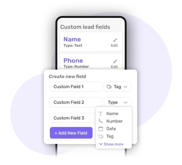 Custom Lead Fields in TeleCRM