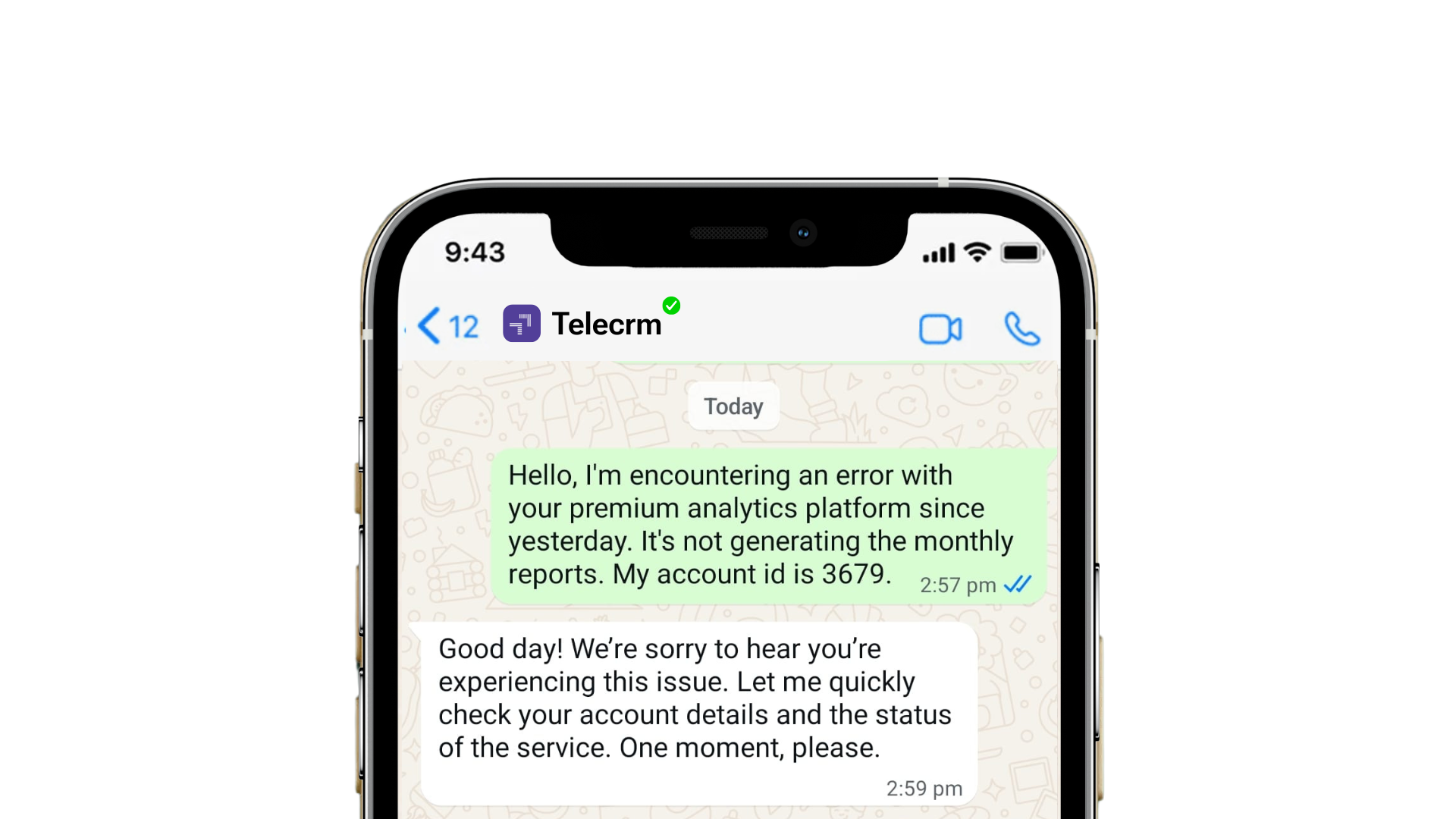 Whatsapp for customer service
